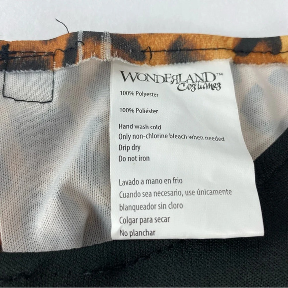 Cavewoman Girls Large 10/12 Costume DRESS ONLY Green Cheetah - Picture 4 of 6